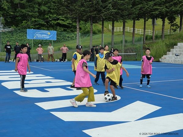 【北海道留寿都村】東亜道路工業が「サッカー教室＆ピックルボール体験会」に特別協賛！ゲストは北澤豪氏