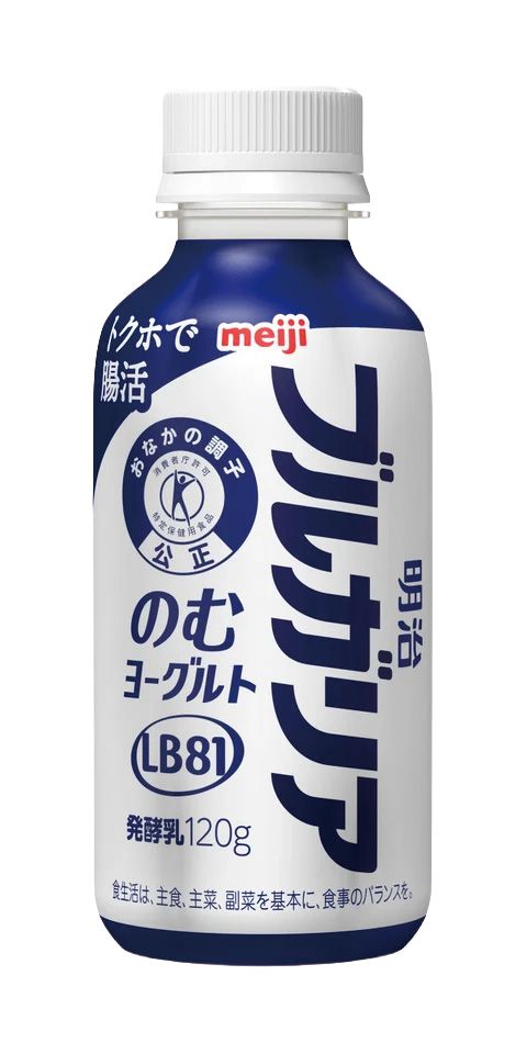 明治ブルガリアのむヨーグルトLB81 ONE SHOT ￥139(編集部調べ)／明治