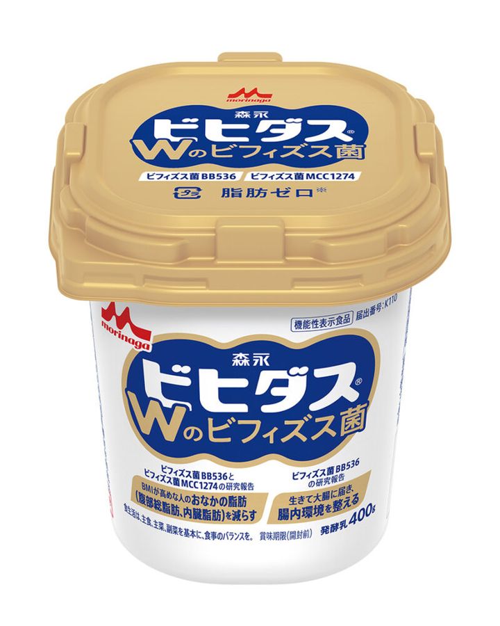 ビヒダスヨーグルト Wのビフィズス菌 ￥322(編集部調べ)／森永乳業