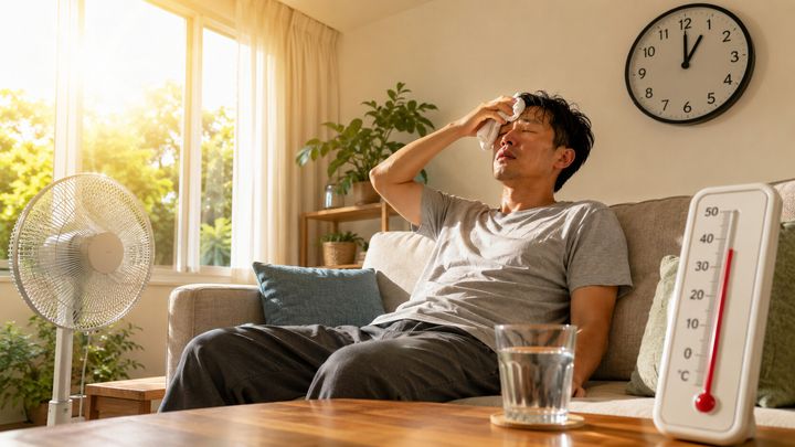 熱中症で最も多く救急搬送される場所は「屋外」ではなかった！？家の中でも相次ぐ、意外な発生場所と時間帯