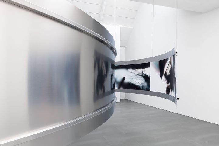 Leonor Serrano Rivas, Installation view of Here Be Dragons , 2025