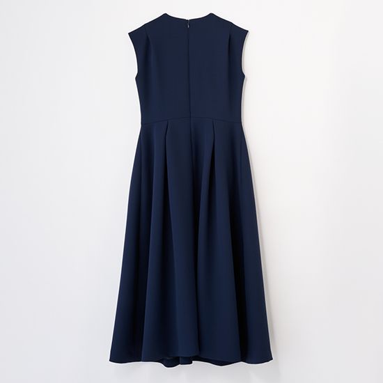 [Easy and Chic FLICKA]フロントタックフォルムワンピース