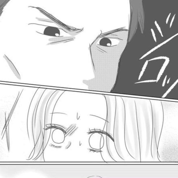 事情聴取の刑事と対面。自分も疑われている!? 画像提供：Reinaさん