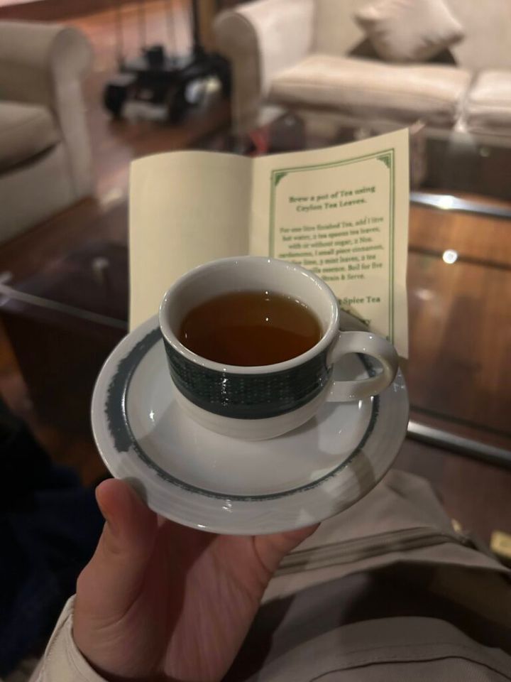 Heritance Tea Factoryのウェルカムティ―