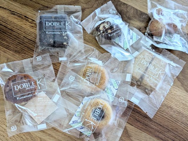 DOBLE K 焼菓子7種詰合せ 個包装のアップ