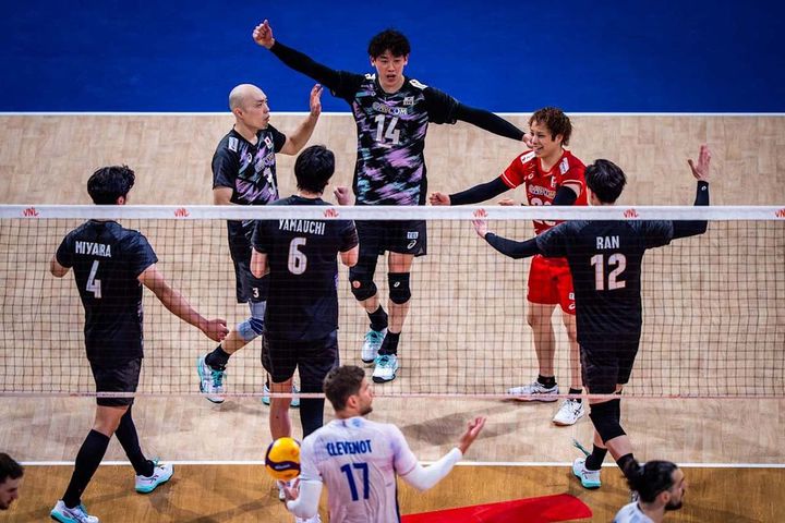 バレーボール男子日本代表（C）Volleyball World