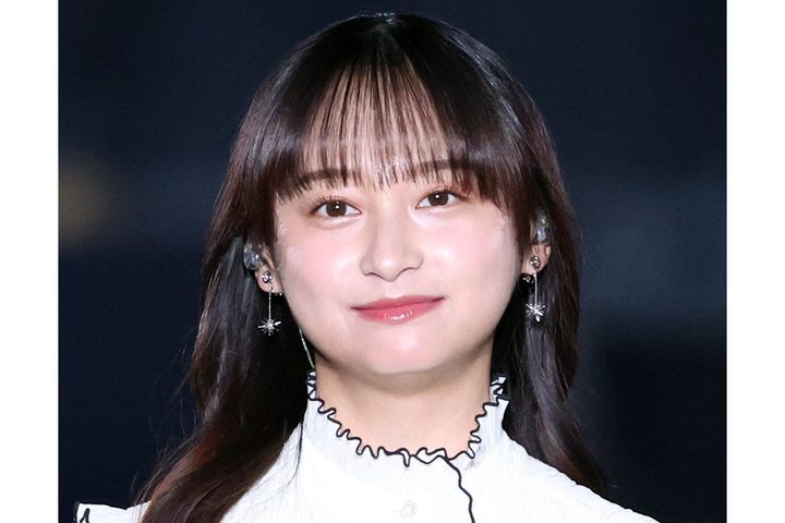 影山優佳さん（2024年12月10日、時事）