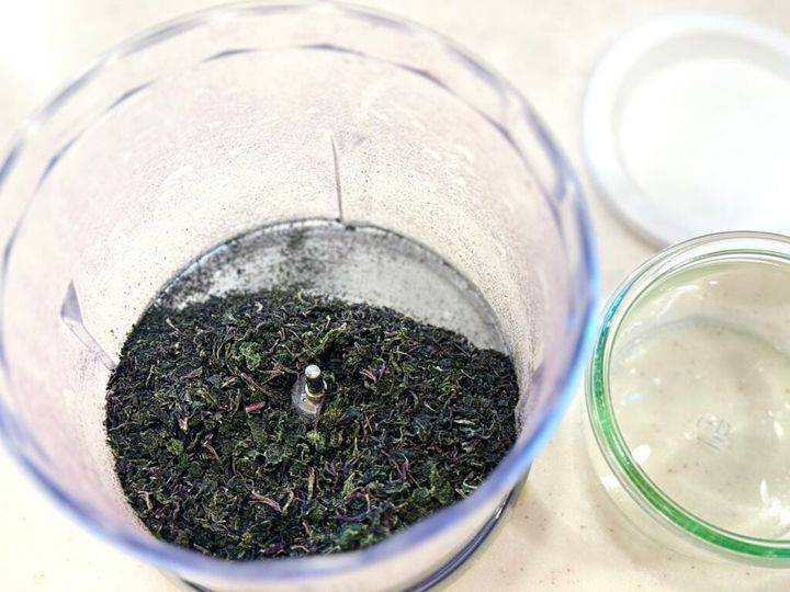 粉砕して自家製ふりかけに