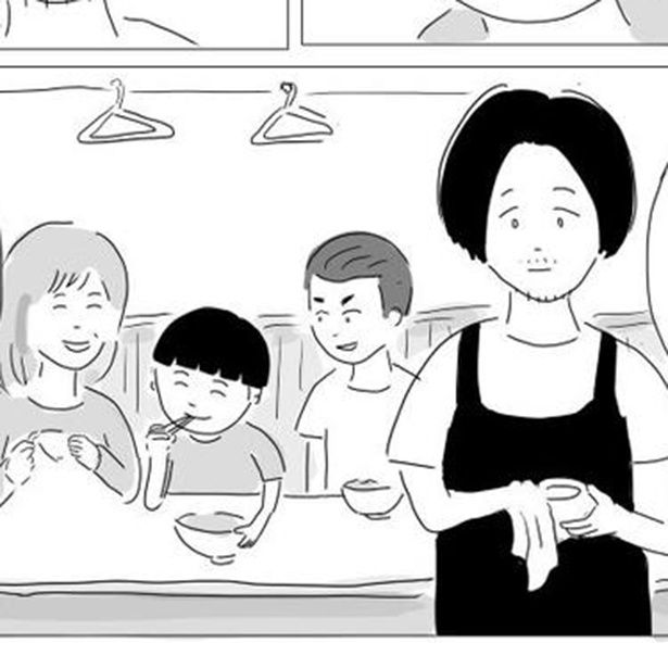よくケンカする夫婦に隠し包丁を入れた子供の話 画像提供：まるいがんも(@kenihare)