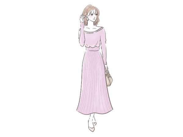 ミモレ丈ワンピース