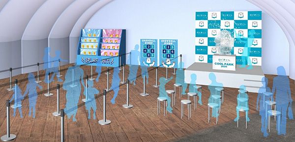【東京都江東区】ららぽーと豊洲に涼を感じる遊び場「白くまくん COOL PARK」登場！真夏のスケート体験も