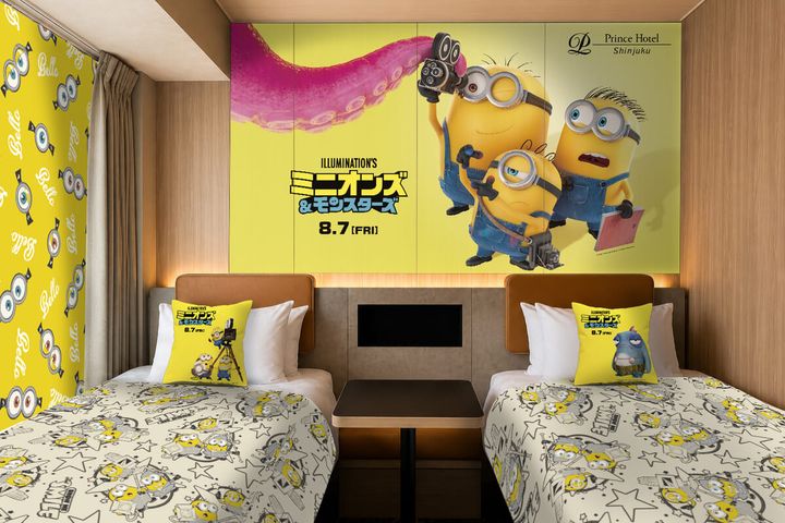 新宿プリンスホテル＜ステイプラン＞映画『ミニオンズ＆モンスターズ』コラボレーションルーム