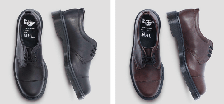 《MHL.》×《Dr. Martens》初コラボが実現！名作「1461」を再解釈した英国製シューズが7月16日に発売開始