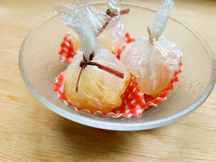 切った桃が茶色くならない！