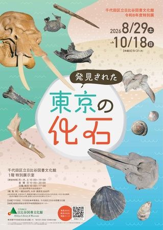 【東京都千代田区】化石掘り体験も開催！千代田区立日比谷図書文化館の特別展「発見された東京の化石」