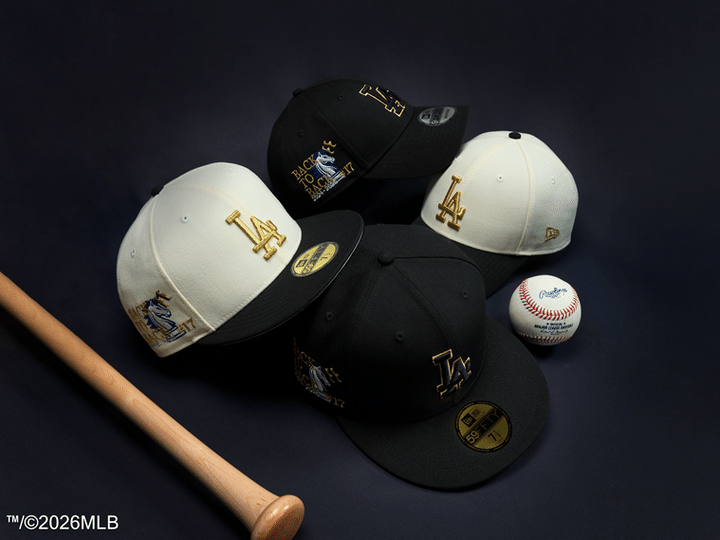 New Era®（ニューエラ）から、大谷翔平の3年連続MLB MVP受賞を称えるスペシャルキャップが登場。59FIFTY®と9FORTYの全4種が、2026年7月16日（木）に発売される。