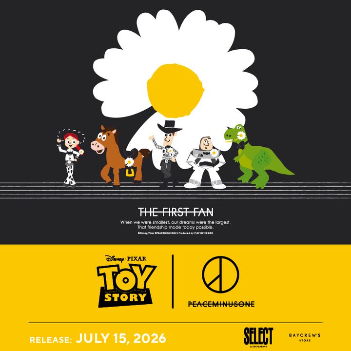G-DRAGON×トイ・ストーリーの限定コラボコレクション「THE FIRST FAN」