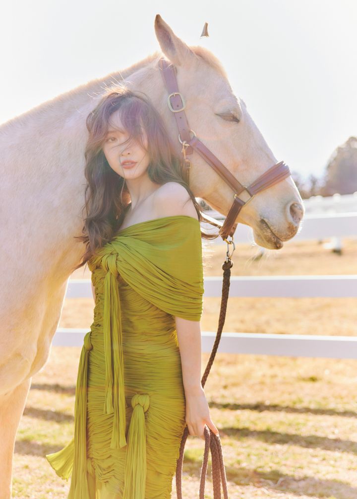 紗栄子とお馬さん
