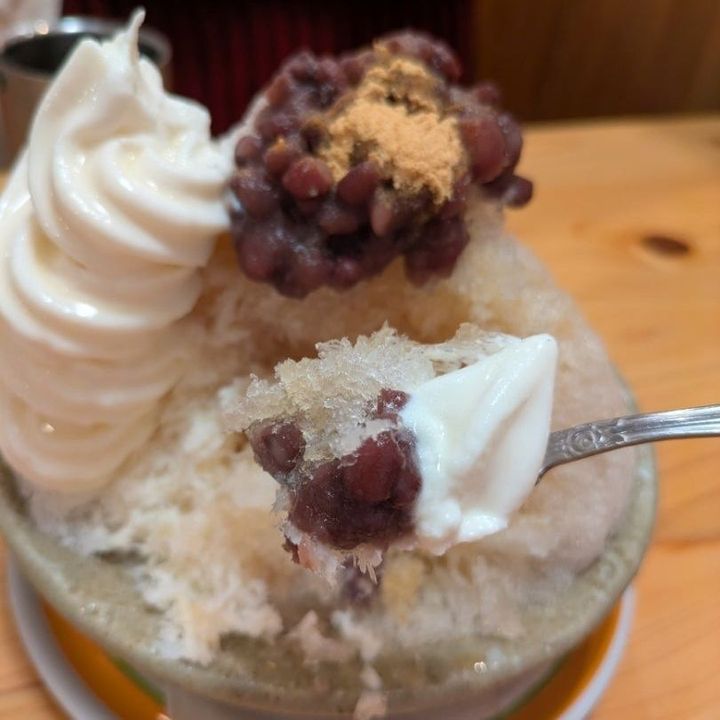 【コメダ珈琲店】今年もでかい！！エリア限定『黒蜜きなこのぜんざい氷』