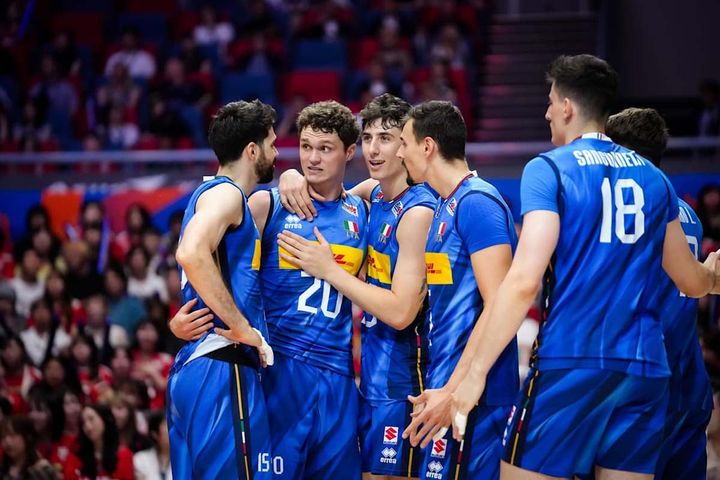 バレーボール男子イタリア代表（C）Volleyball World