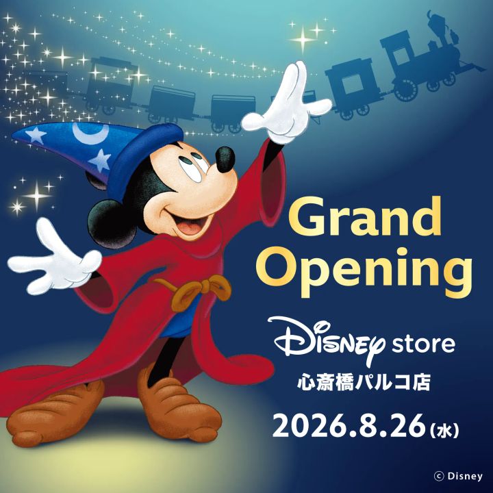 心斎橋PARCO キャラクターフロア「ディズニーストア」オープン