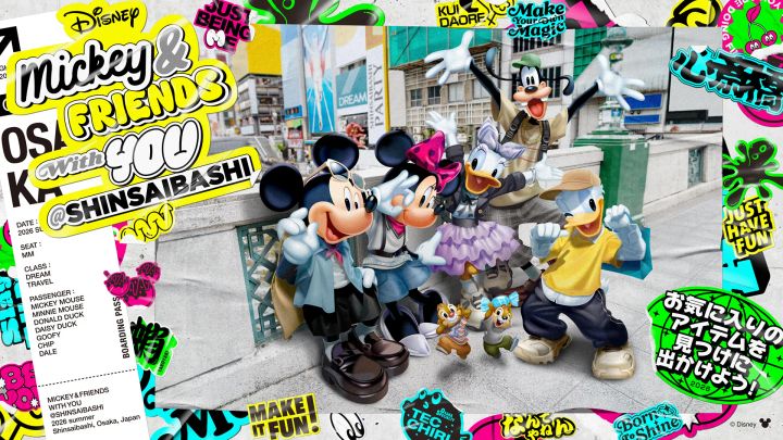 心斎橋がミッキー＆フレンズ一色に！ディズニー「Mickey & FRIENDS