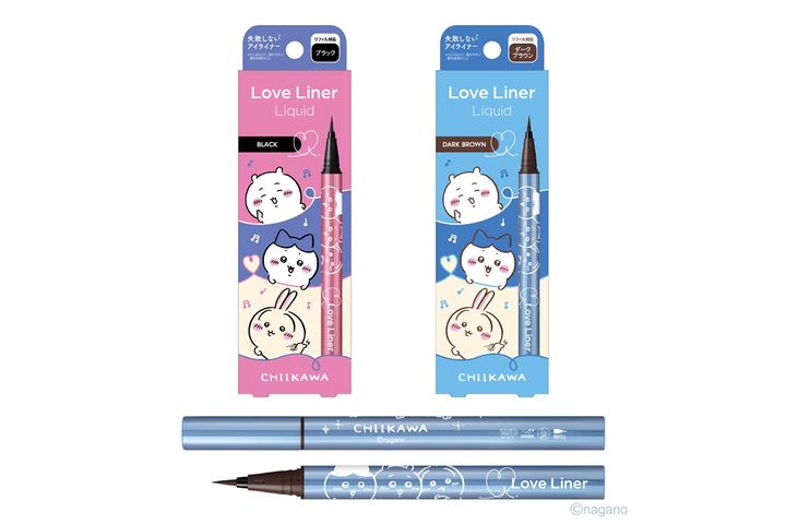 ラブ・ライナー リキッドアイライナーＲ５ マツキヨココカラ限定 ちいかわデザイン／各￥ 1,760 （税込み）