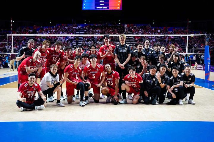 バレーボール男子日本代表（C）Volleyball World