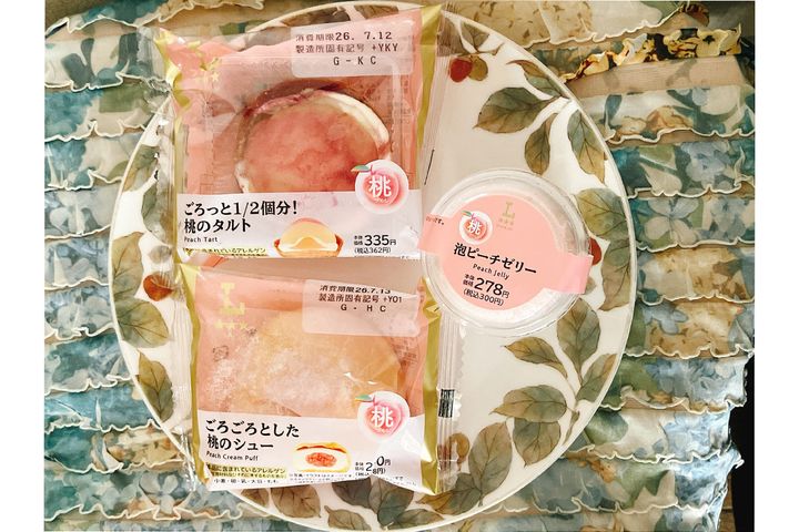 「ローソン」の「桃フェア」第1弾から3品を実食！