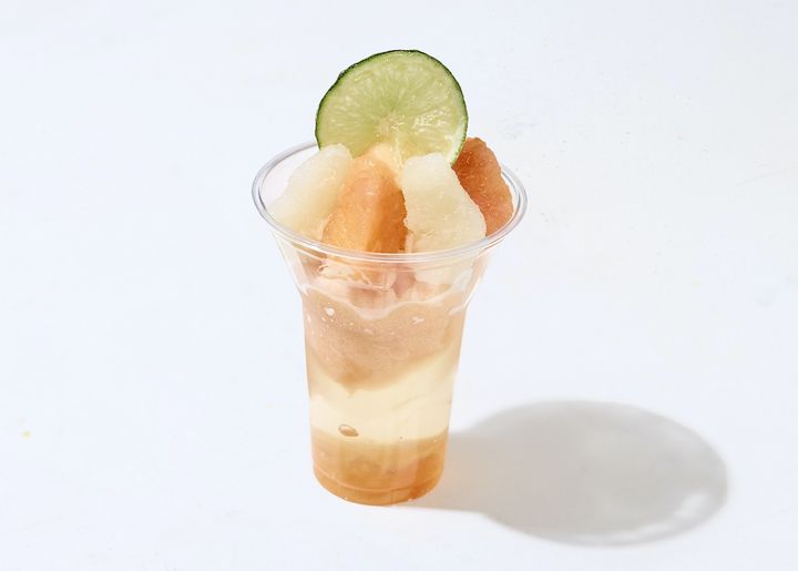 「グラニータ グレープフルーツ」1178円（持ち帰り）、1200円（店内利用）