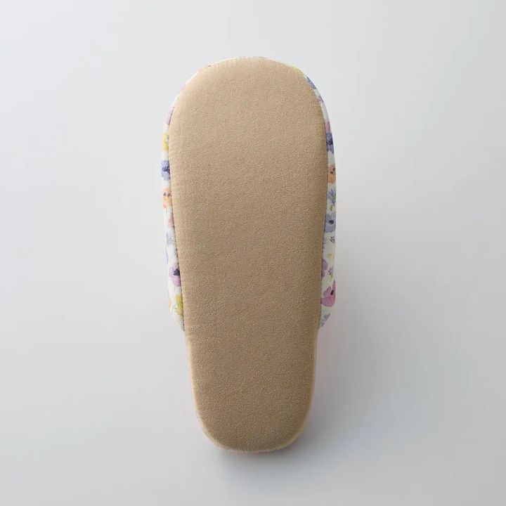 選べる楽しさ！プリントがかわいい洗えるソフトスリッパ 裏面