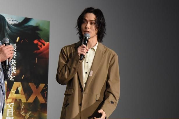 飛信隊歩兵のリーダー的存在・松左役の猪塚健太 撮影：ソムタム田井