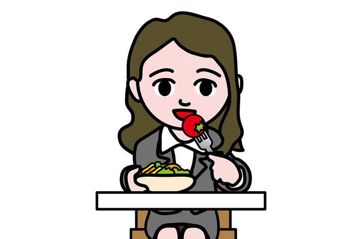 働く女性のランチのイメージ