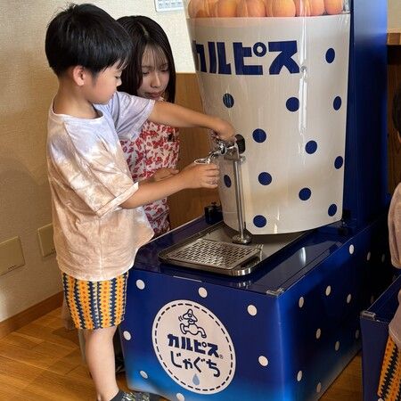 【福島県福島市】「飯坂ホテルジュラク」に、蛇口からカルピスが出る「カルピスじゃぐち」設置！