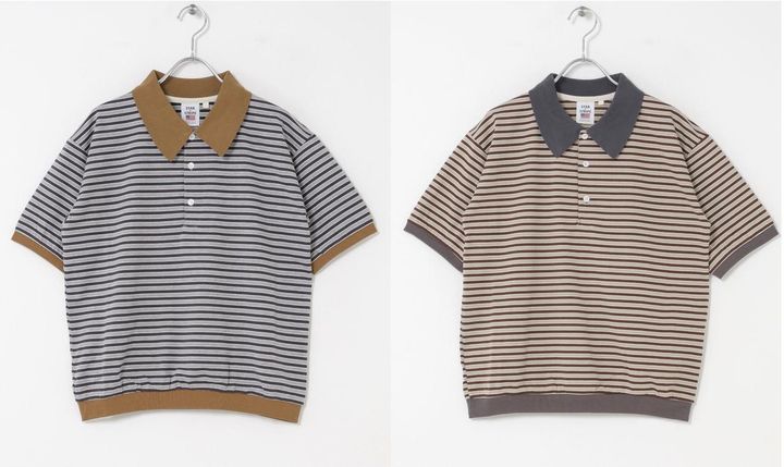 画像: 別注 STAR&STRIPE × URBAN RESEARCH DOORS MULTI POLO（ブラウン、グレー）各¥8,800（ともにアーバンリサーチ ドアーズ） 出典：アーバンリサーチ ドアーズ