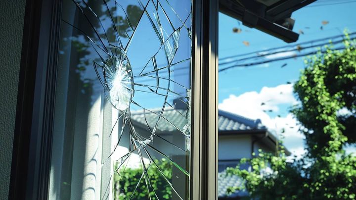 窓 開運 妨げる 割れたガラス