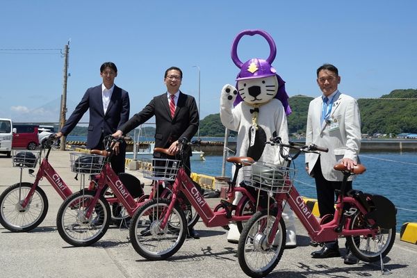 【佐賀県唐津市】呼子エリアに、アプリで簡単に利用できるシェアサイクルサービス「チャリチャリ」導入