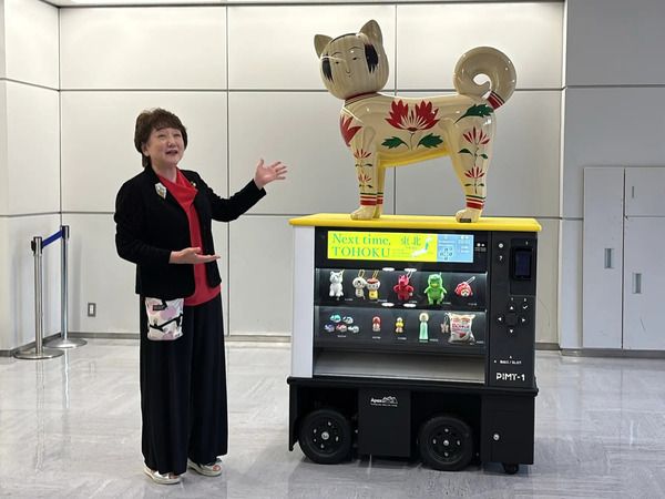 【千葉県成田市】成田国際空港の移動型無人販売ロボットが2台に！期間限定で東北に特化した売り場も