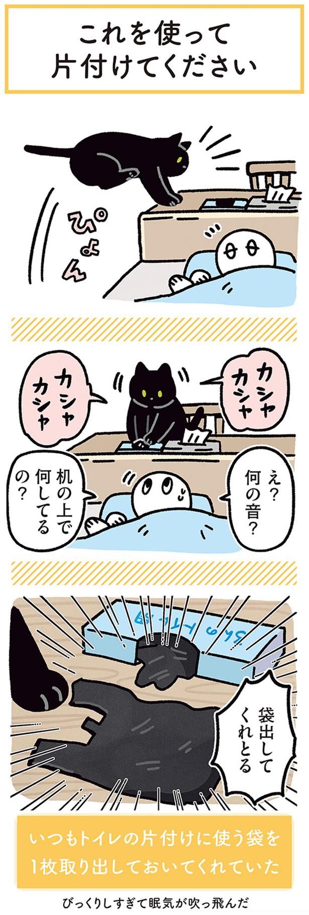 机の上で何してるの？ （C）AKR／KADOKAWA