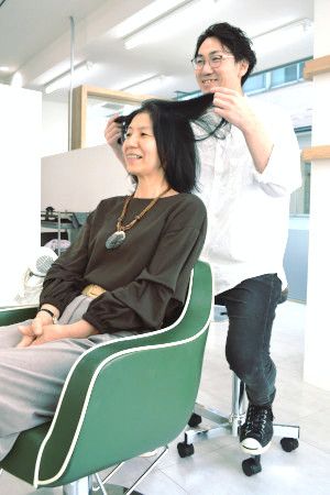 イメチェン前に髪型のイメージを相談