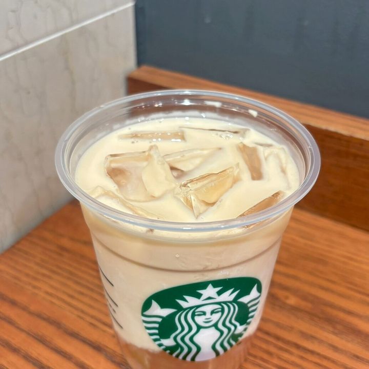 スタバ ピーチ クリーミー ティー ラテ