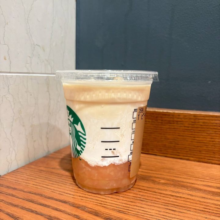 スタバ ピーチ クリーミー ティー ラテ