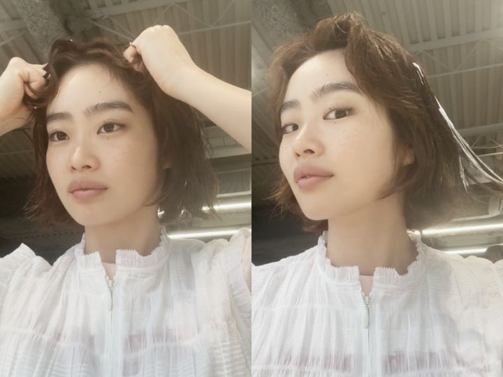 ムース×クセ毛風ピンアレンジ【美容師監修ボブヘアアレンジ01nanuk】