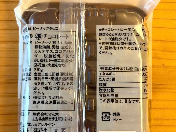 成分表
