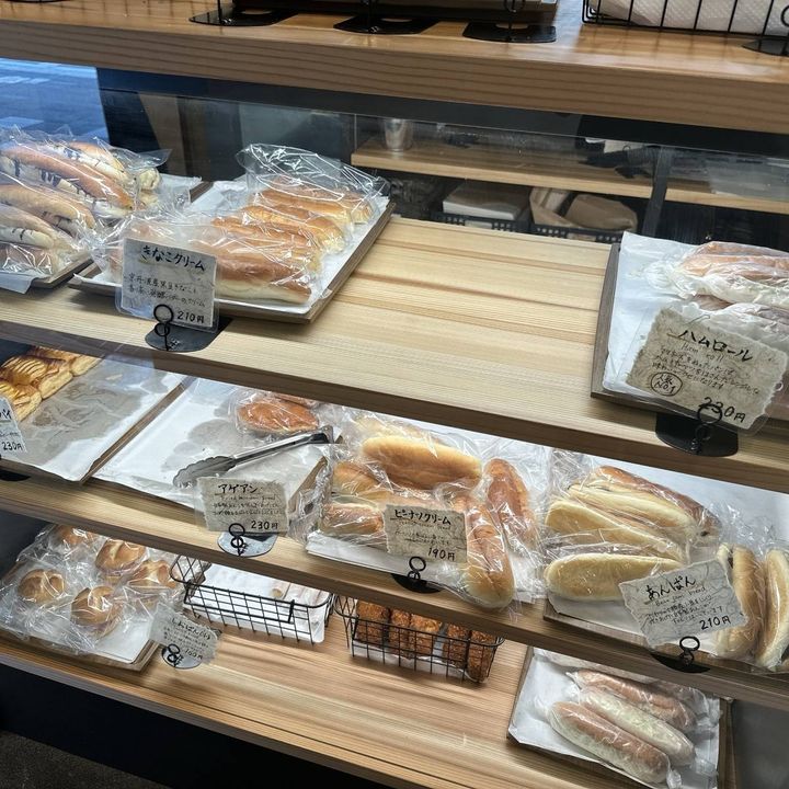 陳列されているパン