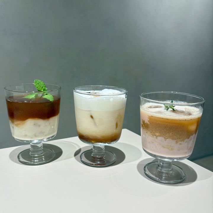 バナナヨーグルトコーヒー／杏仁ミルクコーヒー／イチゴヨーグルトコーヒー