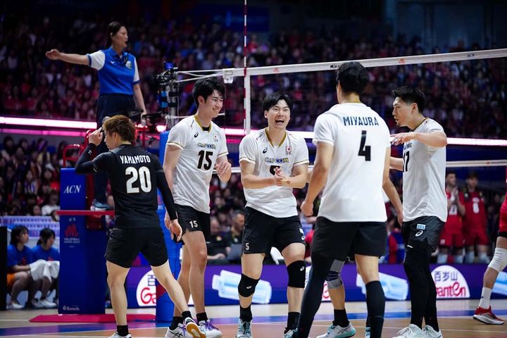 バレーボール男子日本代表（C）Volleyball World