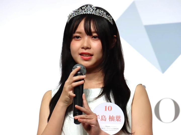 グランプリに輝いた手島柚葉さん