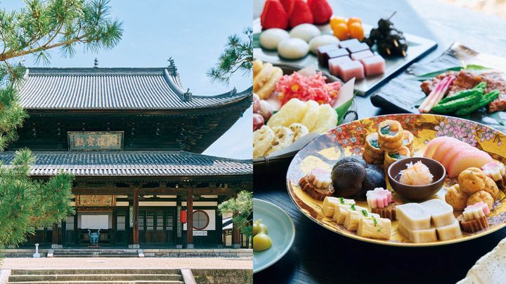 京都〈萬福寺〉外観、中国式の精進料理 普茶料理