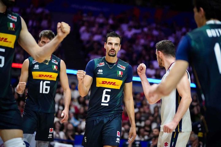 バレーボール男子イタリア代表（C）Volleyball World